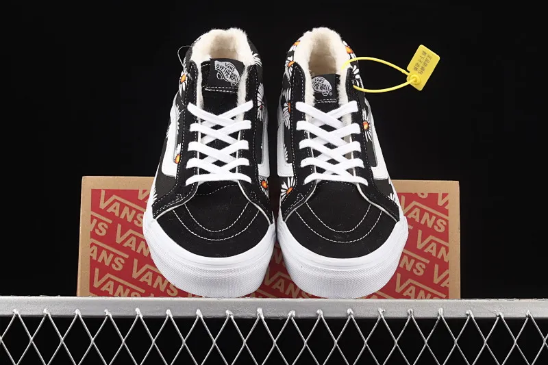 All categories Vans Vans series Vans Mid Vans China Vans Sk8-Mid Quan Zhilong GD Daisy plus velvet China casual sneakers VN0A3WSK8-2